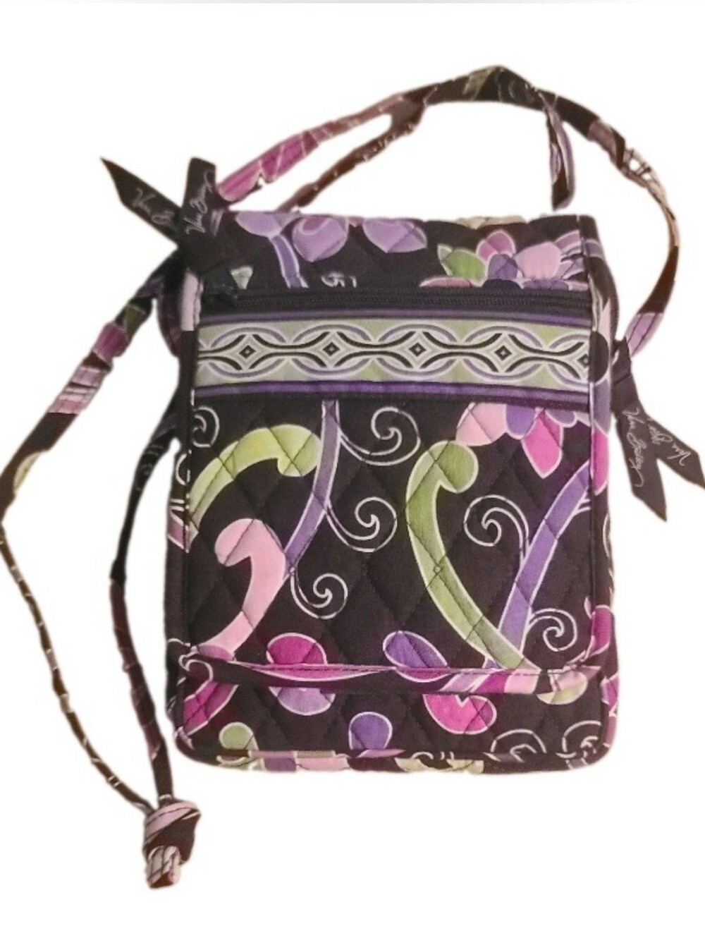Vera Bradley Mini Hipster Purple Punch Floral Cute Crossbody Retired Design NWOT